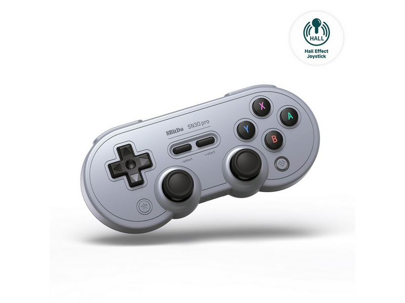 8BitDo SN30 Pro Bluetooth Controller (Hall Effect) - Grey - Wireless Controller - Android