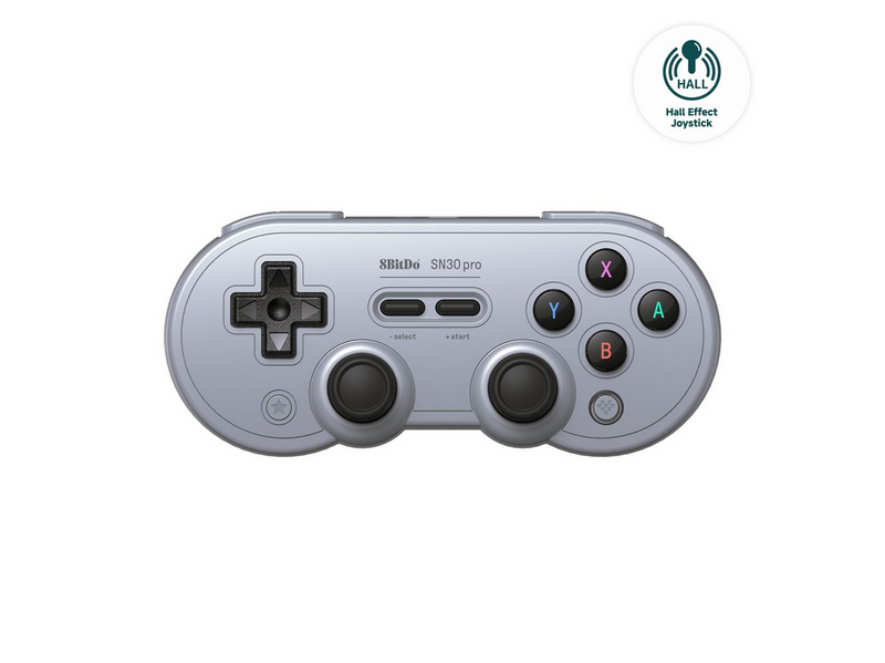 8BitDo SN30 Pro Bluetooth Controller (Hall Effect) - Grey - Wireless Controller - Android