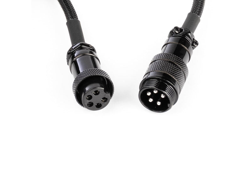 DUTZO Coiled Aviator USB-C cable - Black - Upgrade-Zubehör - Schwarz