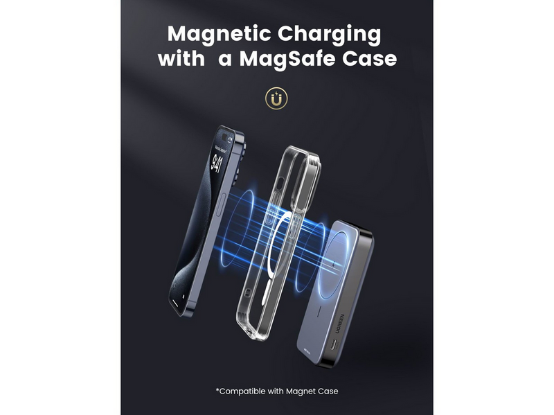 UGREEN Foldable Kickstand Magnetic Battery - 10000 mAh