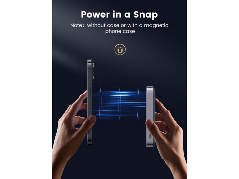 UGREEN Foldable Kickstand Magnetic Battery - 10000 mAh