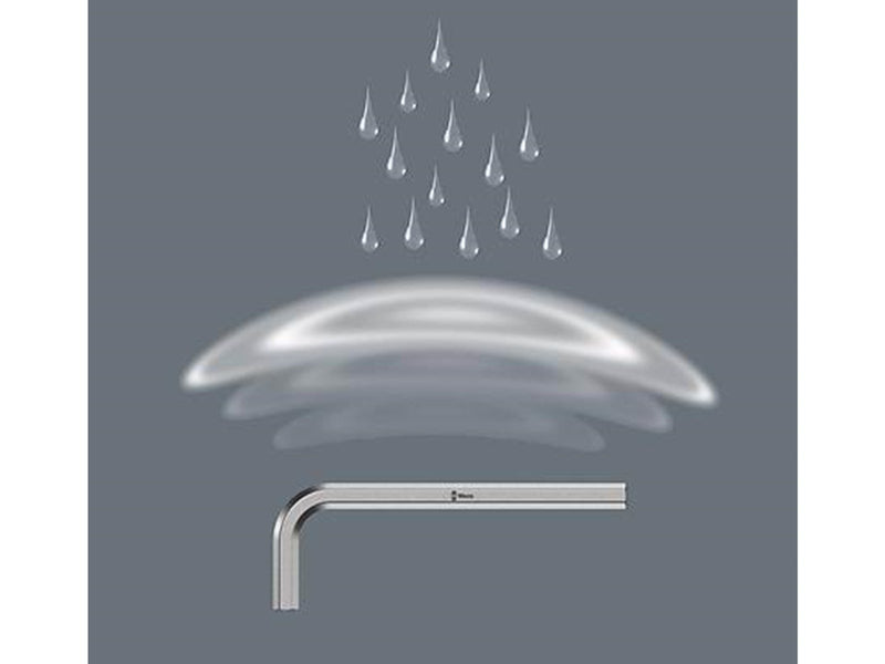 Wera 950 L-key metric chrome-plated 14 x 140 mm
