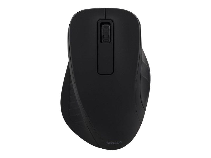 Deltaco MS-710 - Mouse optical 3 buttons wireless USB Black - Maus (Schwarz)
