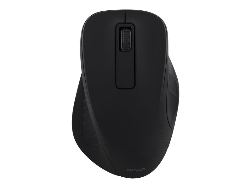 Deltaco MS-710 - Mouse optical 3 buttons wireless USB Black - Maus (Schwarz)