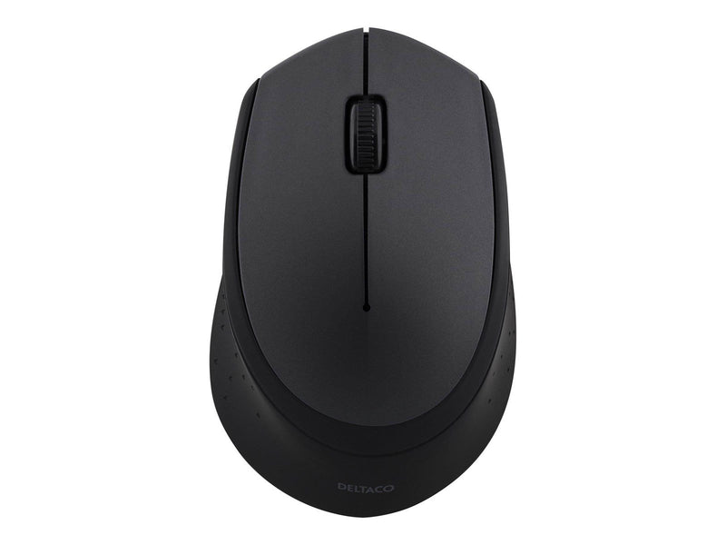 Deltaco MS-460 - Mouse optical 3 buttons wireless USB Black - Maus (Schwarz)