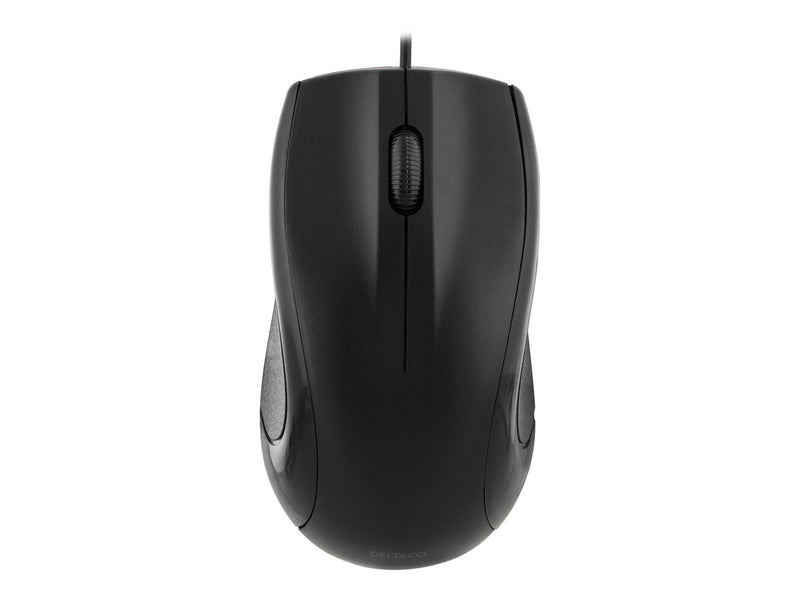 Deltaco Wired Optical Mouse 3 buttons with scroll - Maus (Schwarz)