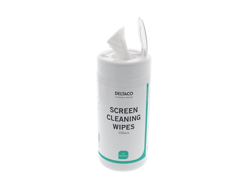 Deltaco Monitor Cleaning Wipes white