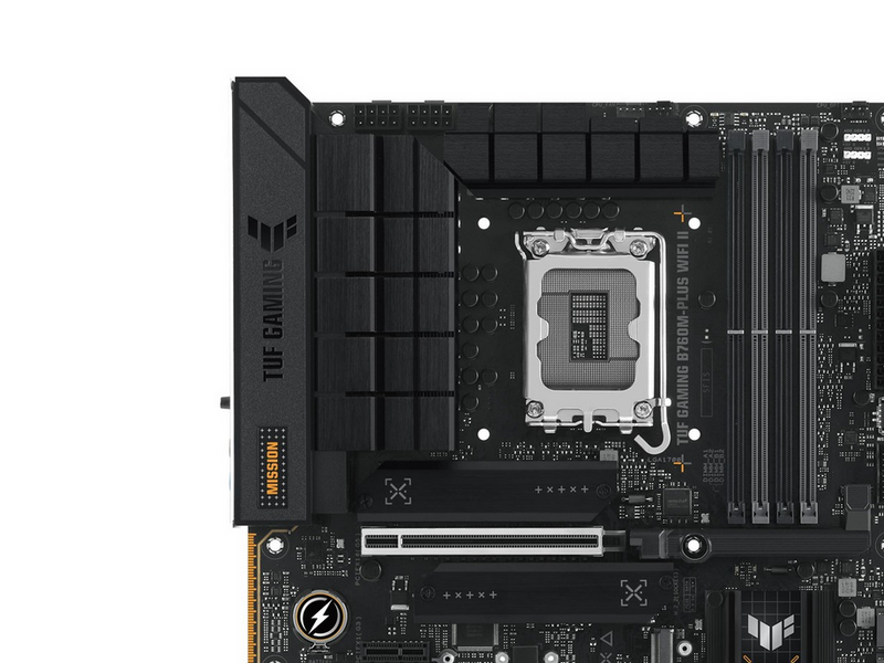 ASUS TUF GAMING B760M-PLUS WIFI II Mainboard - Intel B760 - Intel LGA1700 - DDR5 RAM - Micro-ATX