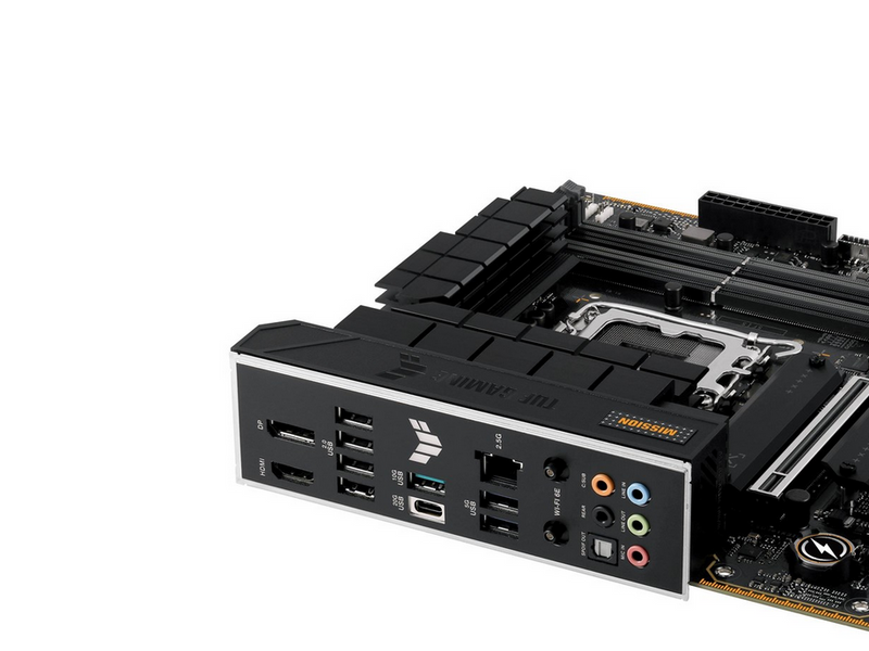 ASUS TUF GAMING B760M-PLUS WIFI II Mainboard - Intel B760 - Intel LGA1700 - DDR5 RAM - Micro-ATX