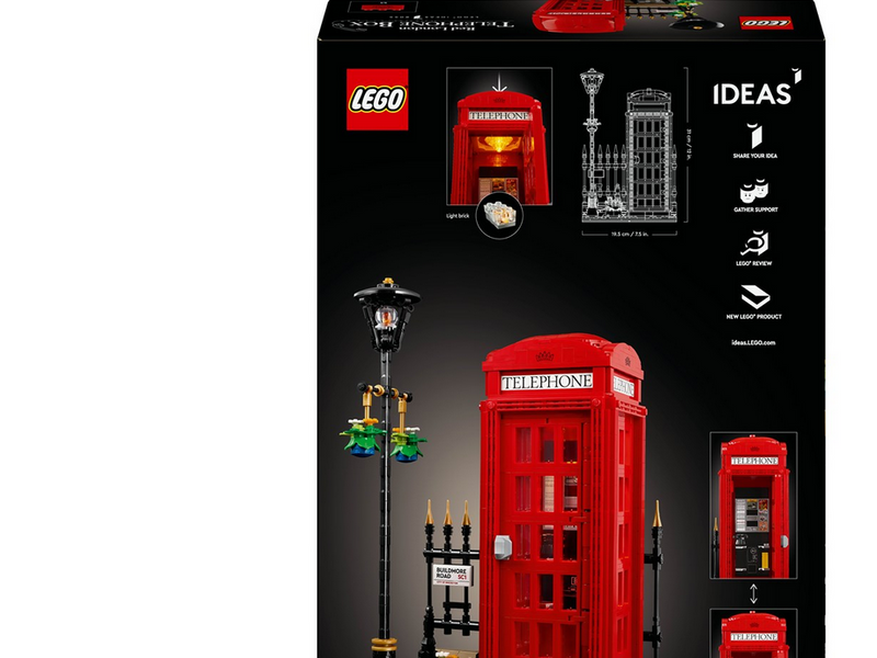LEGO Ideas 21347 Rote Londoner Telefonzelle