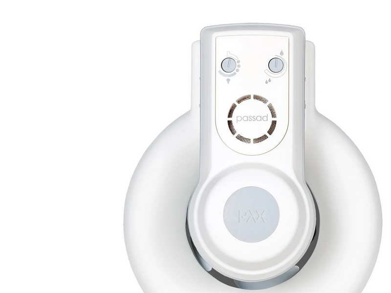 Pax Passad 30 Fan Moisture and presence sensor Ø100 mm White