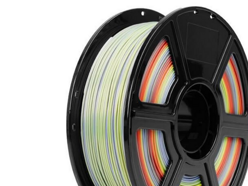 FlashForge PLA Silk 1000g - Rainbow - 3D Printing Filament