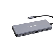 Verbatim CMH-14 14-Port USB-C Pro Multiport Hub USB-Hubs - USB 3.1 - 14 - Grau