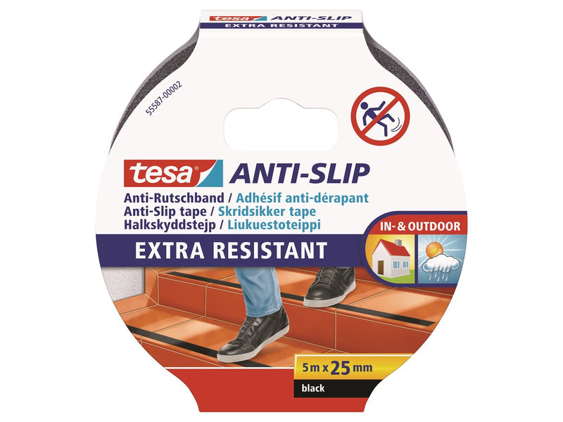 tesa Anti-Slip Tape 5m x 25mm Black