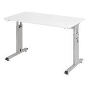 HAMMERBACHER Schreibtisch VOS612/W/S weiß