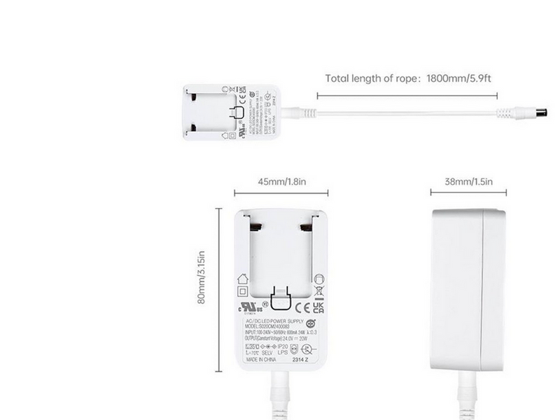 Light Solutions Spare part: Power Supply to Hue Lightstrip V4