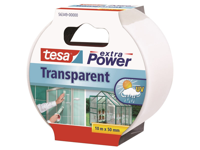 tesa Duct Tape extra Power 10m x 50mm Transparent