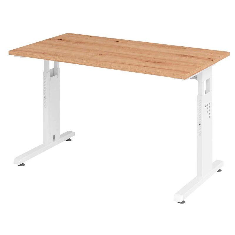 HAMMERBACHER Schreibtisch VOS612/R/W Asteiche
