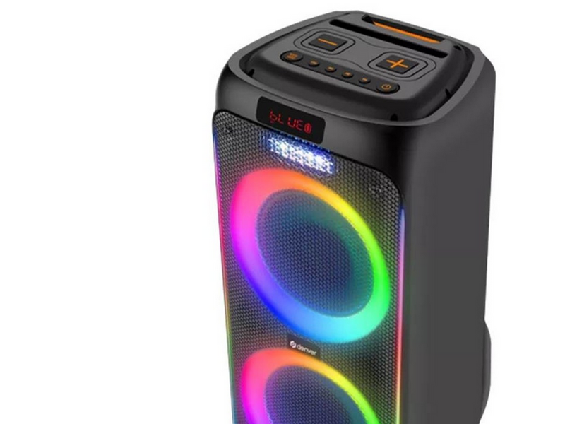 DENVER BPS-458 - Portable Karaoke & Party Speaker - 1000W - Bluetooth