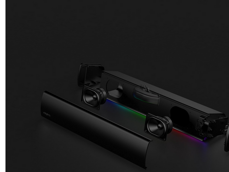 Creative Sound Blaster GS3 - 2.0 PC-Lautsprecher - Schwarz
