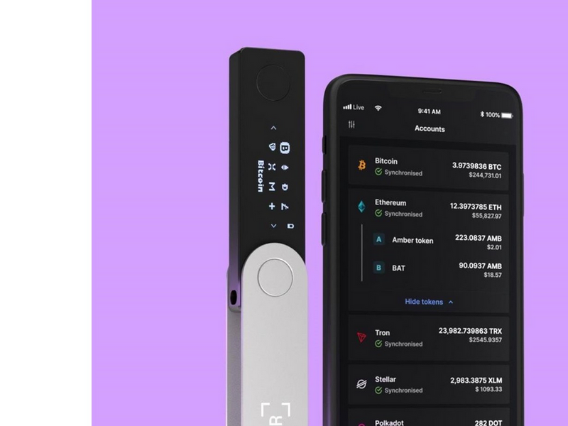 Ledger Nano X Onyx Black Crypto Hardware Wallet