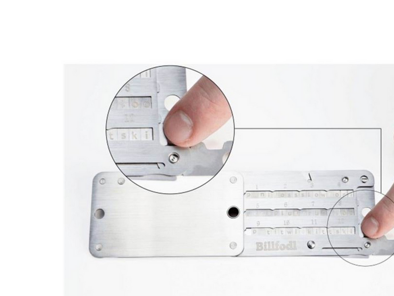 Billfodl Seed Phrase Holder