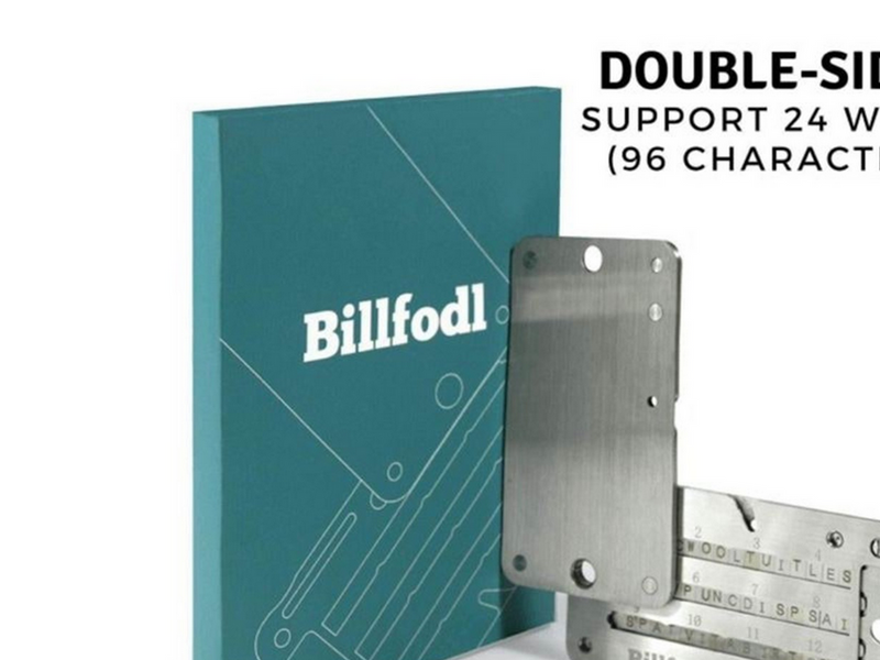 Billfodl Seed Phrase Holder