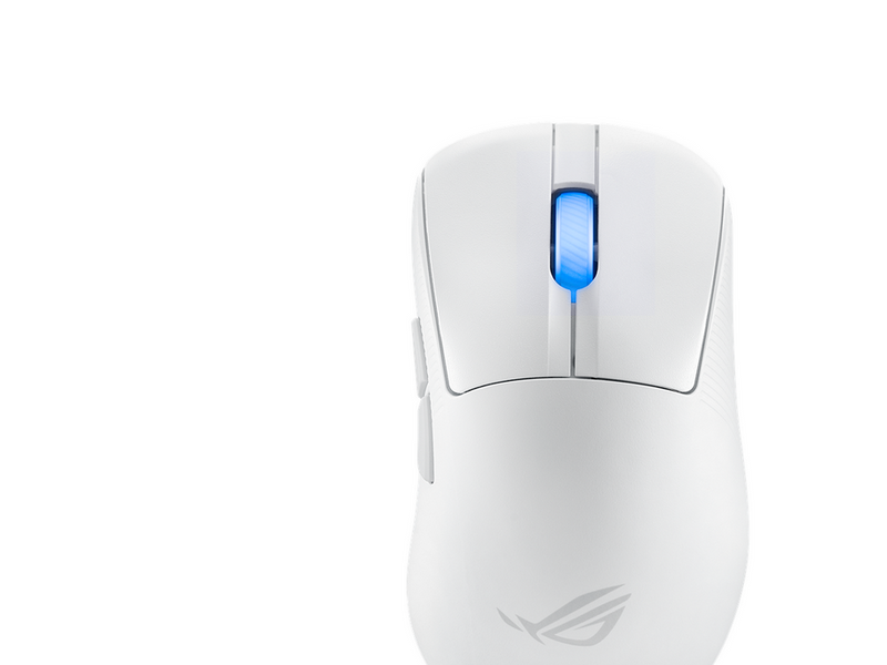 ASUS ROG Keris II Ace - 4K Wireless - Gaming Maus (Weiß)
