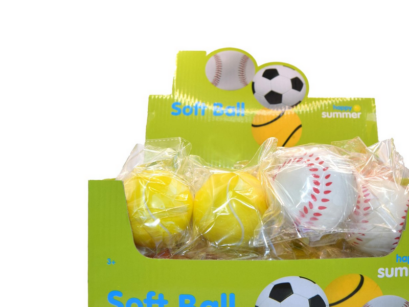 Happy Summer Sportsballs 6cm - assorted