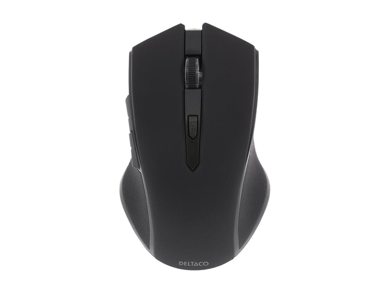 Deltaco MS-763 wireless USB Optical Mouse 5 buttons + scroll Black - Maus (Schwarz)