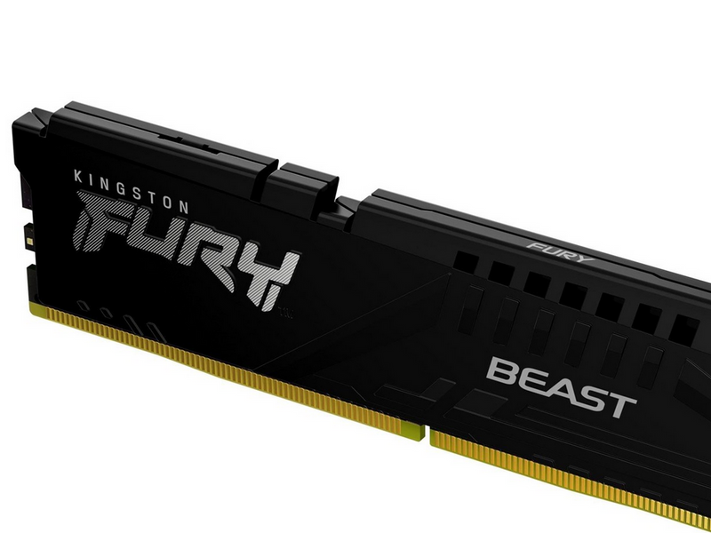 Kingston FURY Beast DDR5-6000 - 16GB - CL30 - Single Channel (1 pcs) - AMD EXPO & Intel XMP - Schwarz