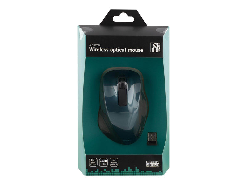 Deltaco MS-708 wireless optical mouse 1200 DPI blue - Maus (Blau)