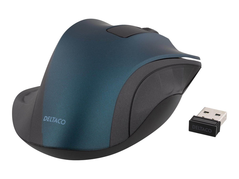 Deltaco MS-708 wireless optical mouse 1200 DPI blue - Maus (Blau)