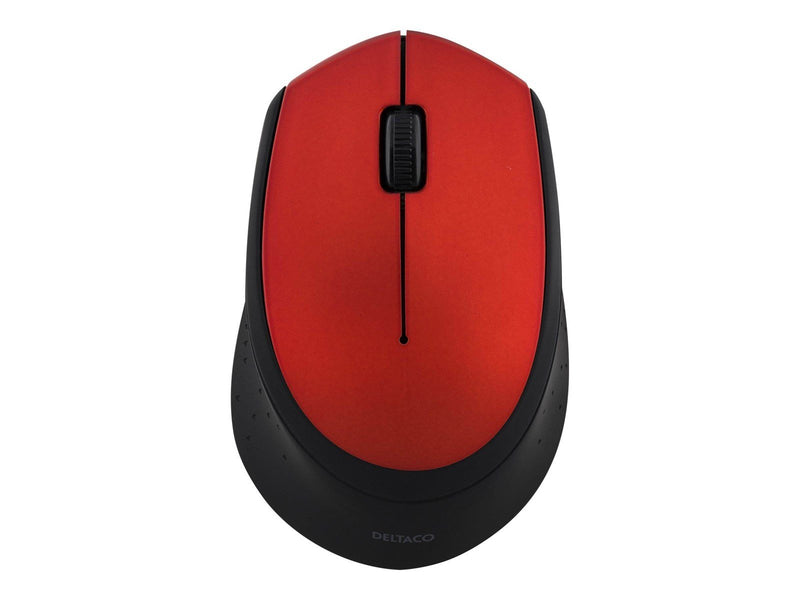 Deltaco MS-462 - Mouse optical 3 buttons wireless USB - Maus (Rot)
