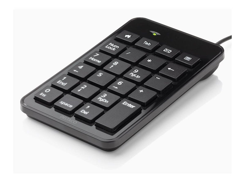 Deltaco TB-120 - Keypad USB black - Numpad - Schwarz
