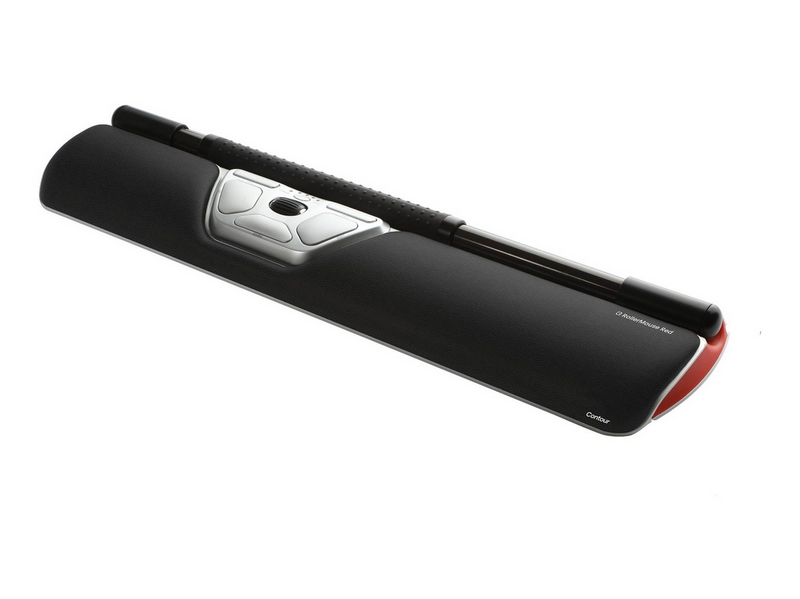 Contour RollerMouse Red - Zentrales Zeigegerät (Silber)