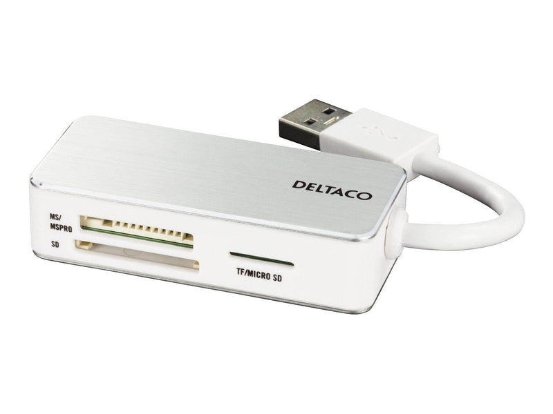 Deltaco UCR-147 - Card reader (MS PRO MS PRO Duo TransFlash SDHC microSDHC)  USB 3.0