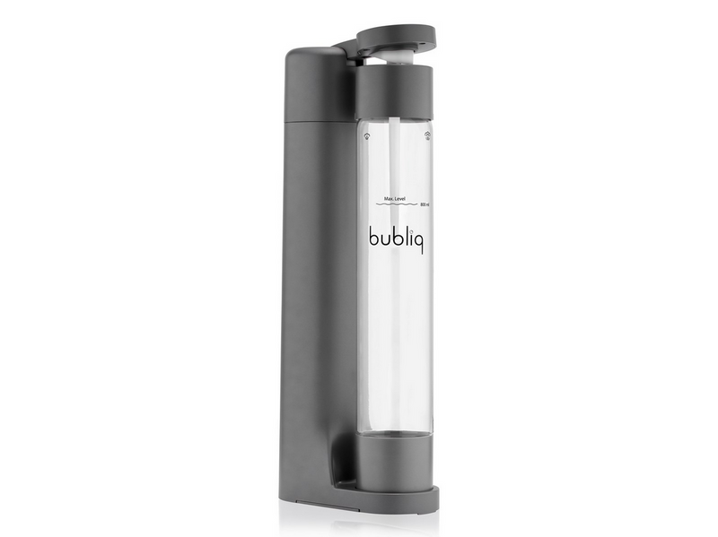 Bubliq Matte grey bubliq drink carbonator incl. gas cylin