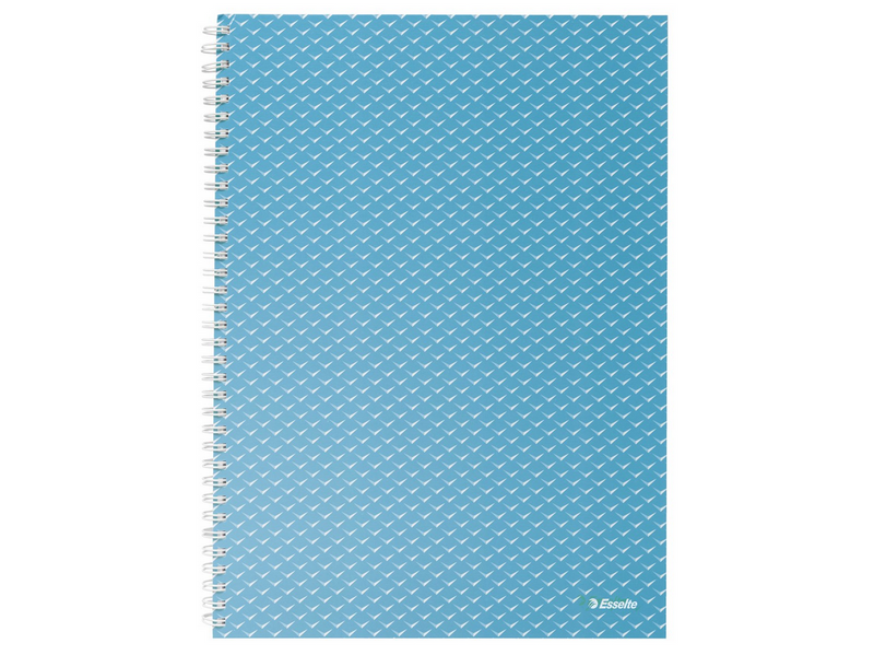 Esselte Colour'Breeze A4 Collegeblock liniert, Spiralbindung Blau