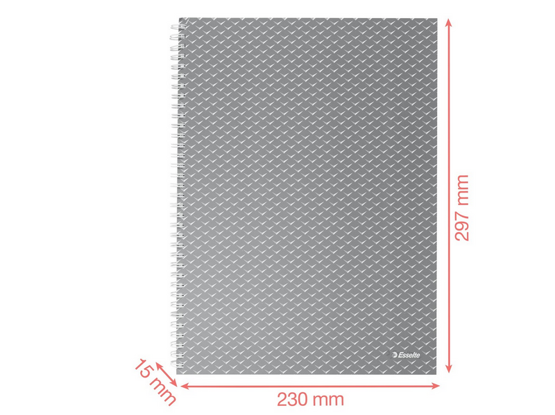 Esselte Colour'Breeze A4 Collegeblock liniert, Spiralbindung Blau