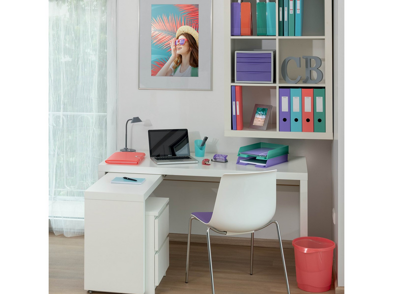 Esselte Colour'Breeze A4 Collegeblock liniert, Spiralbindung Blau