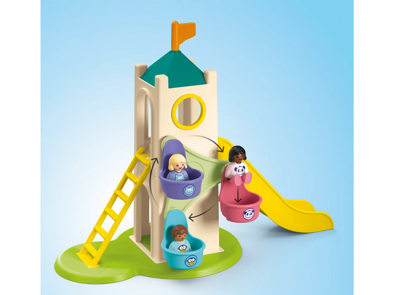 Playmobil 1.2.3 - Junior Abenteuerturm mit Eisstand