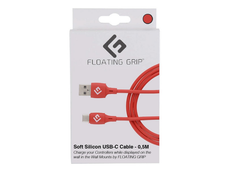 Floating Grip 0.5M LED USB-C CABLE (RED)