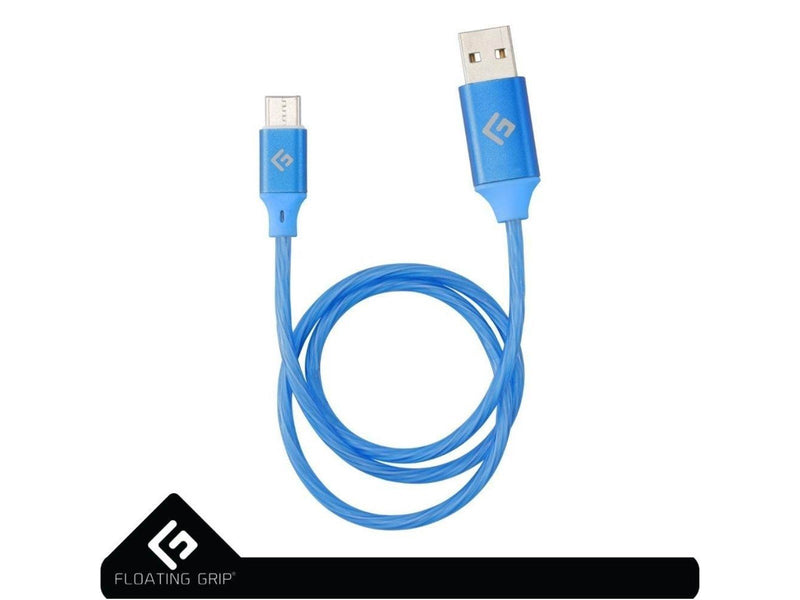 Floating Grip 0.5M LED USB-C CABLE (BLUE)