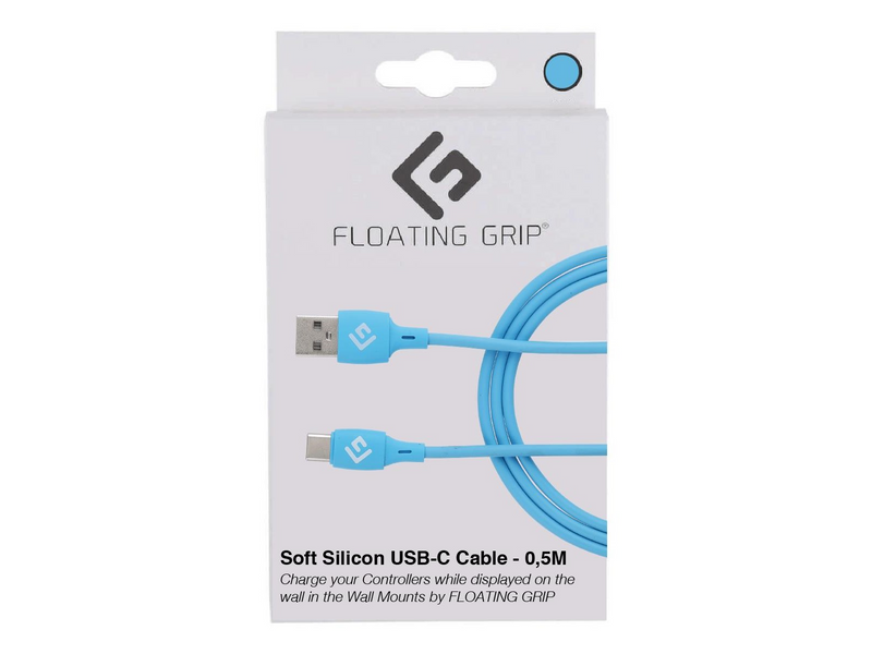 Floating Grip 0.5M Silicone USB-C Cable