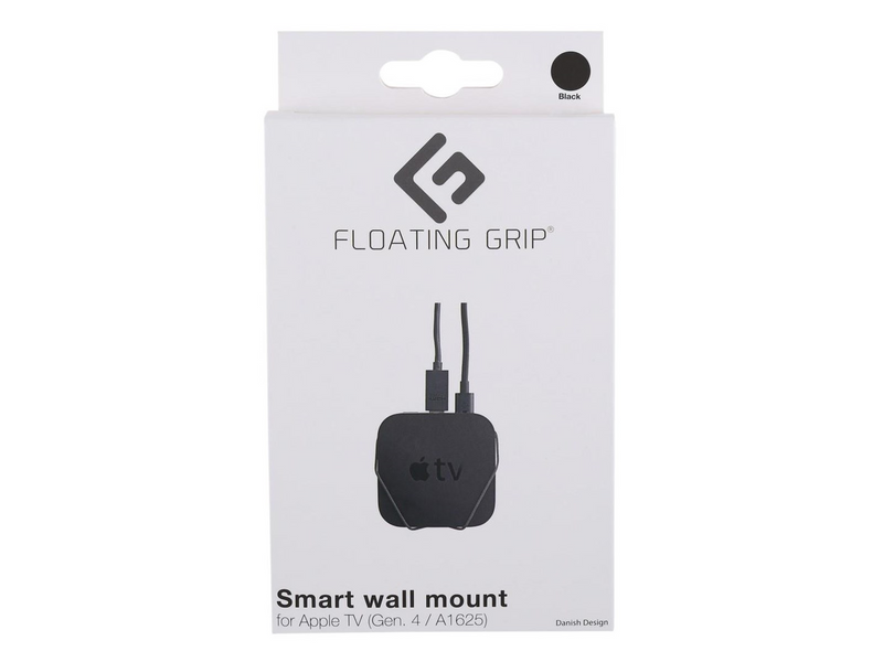 Floating Grip APPLE TV GEN. 4 WALL MOUNT (BLACK)