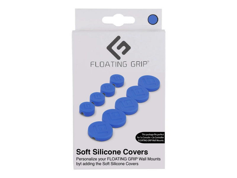 Floating Grip Wall Mount Covers (Blue) - Miscellaneous - Sony PlayStation 5