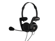 Koss PortaPro Communication Headset On-Ear Mic Black