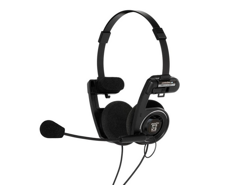 Koss PortaPro Communication Headset On-Ear Mic Black