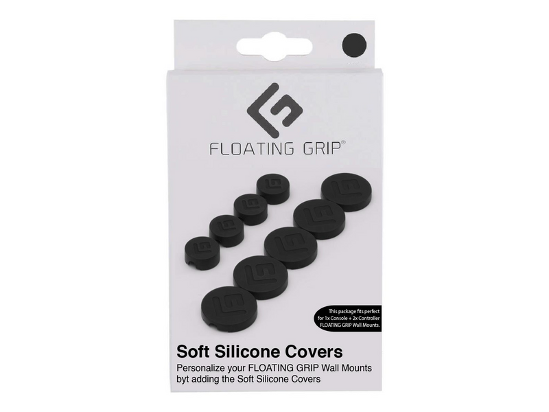 Floating Grip Wall Mount Covers (Black)